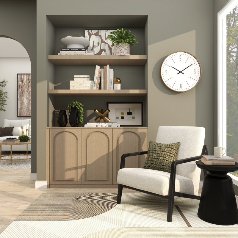 Zipcode Design™ Glass Decorative Wall Clock & Reviews | Wayfair